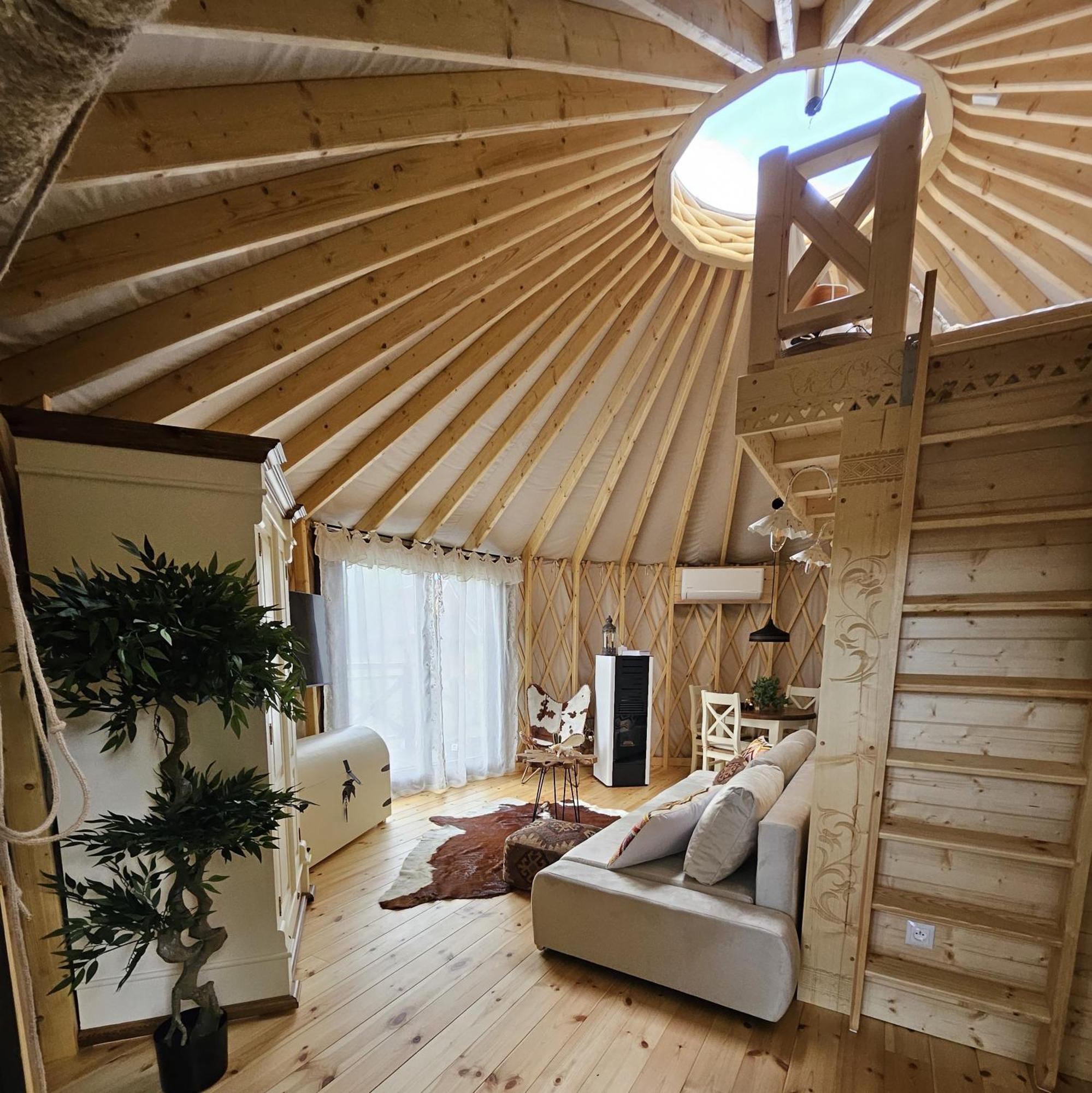 Jurta Na Wypasie - Luksusowy Namiot Z Widokiem Na Gory - Jacuzzi, Sauna, Split Ac, Private, Star View Zakopane Luaran gambar