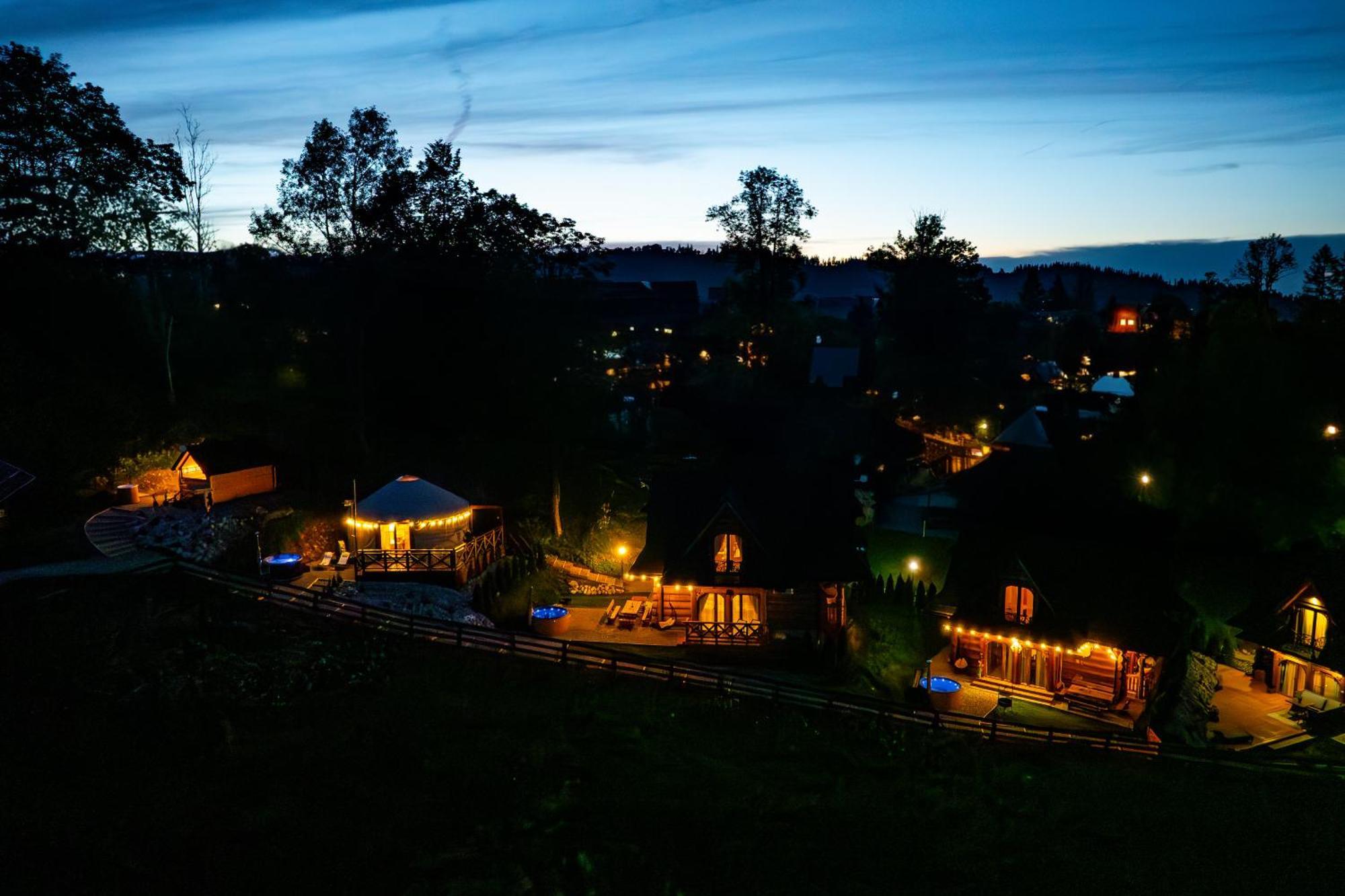 Jurta Na Wypasie - Luksusowy Namiot Z Widokiem Na Gory - Jacuzzi, Sauna, Split Ac, Private, Star View Zakopane Luaran gambar