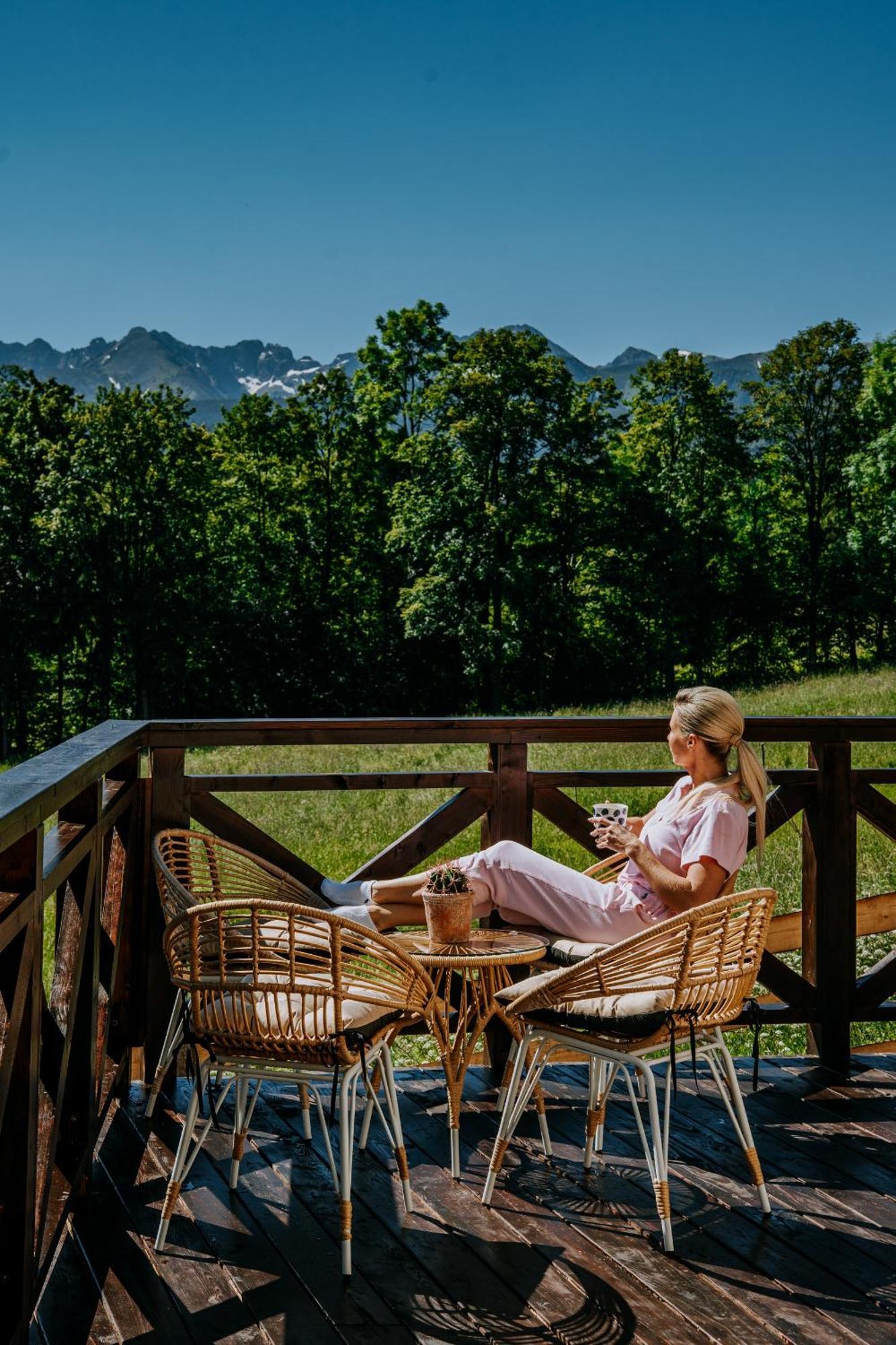 Jurta Na Wypasie - Luksusowy Namiot Z Widokiem Na Gory - Jacuzzi, Sauna, Split Ac, Private, Star View Zakopane Luaran gambar