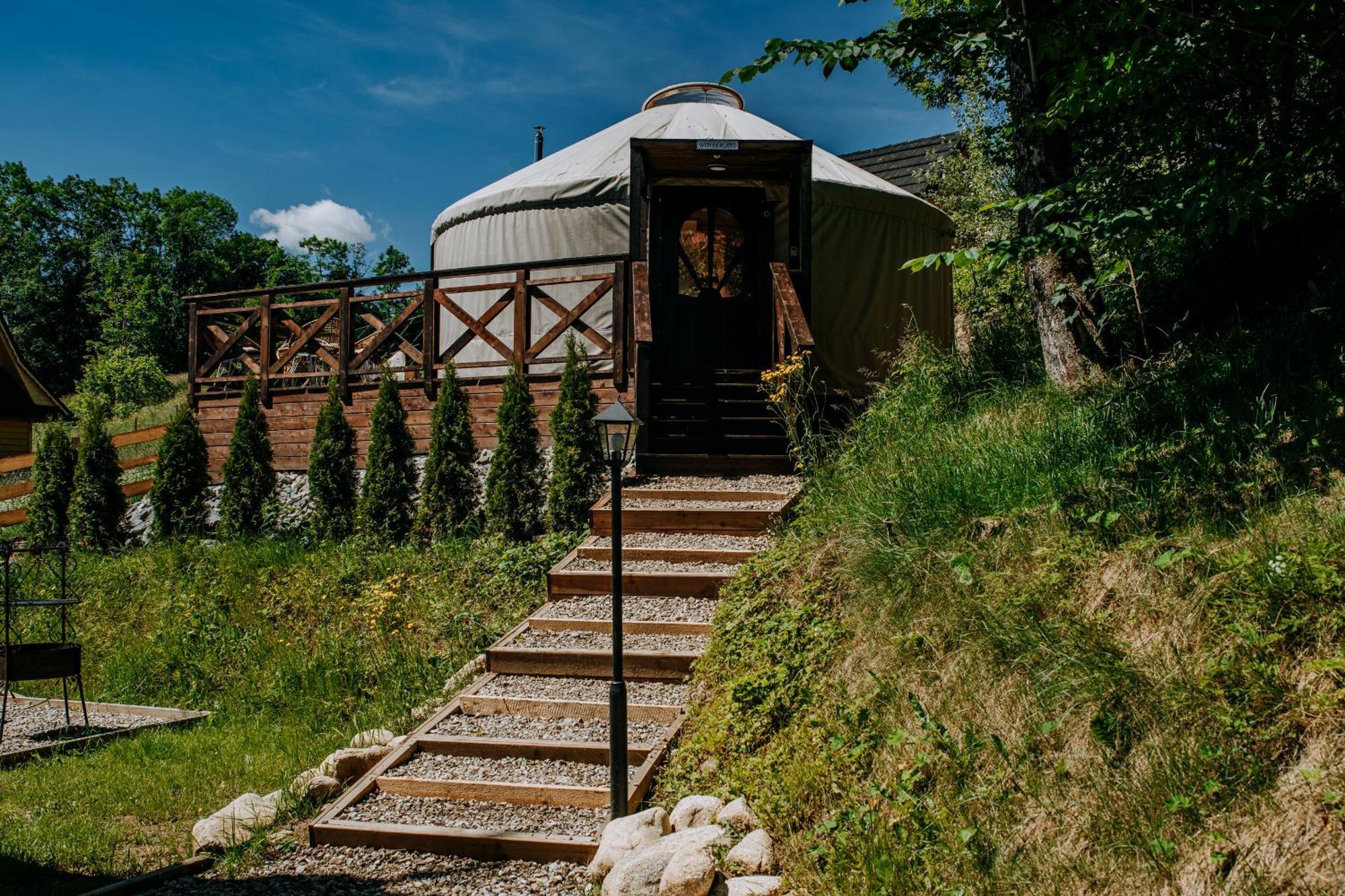 Jurta Na Wypasie - Luksusowy Namiot Z Widokiem Na Gory - Jacuzzi, Sauna, Split Ac, Private, Star View Zakopane Luaran gambar