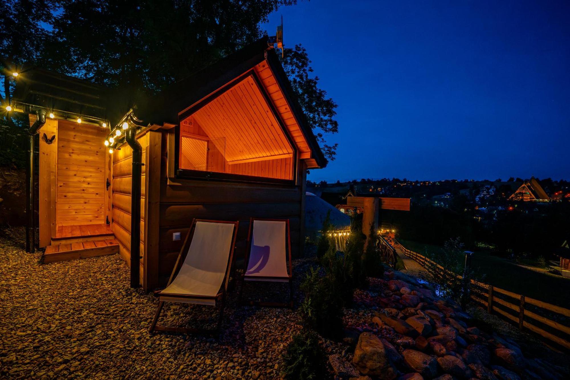 Jurta Na Wypasie - Luksusowy Namiot Z Widokiem Na Gory - Jacuzzi, Sauna, Split Ac, Private, Star View Zakopane Luaran gambar