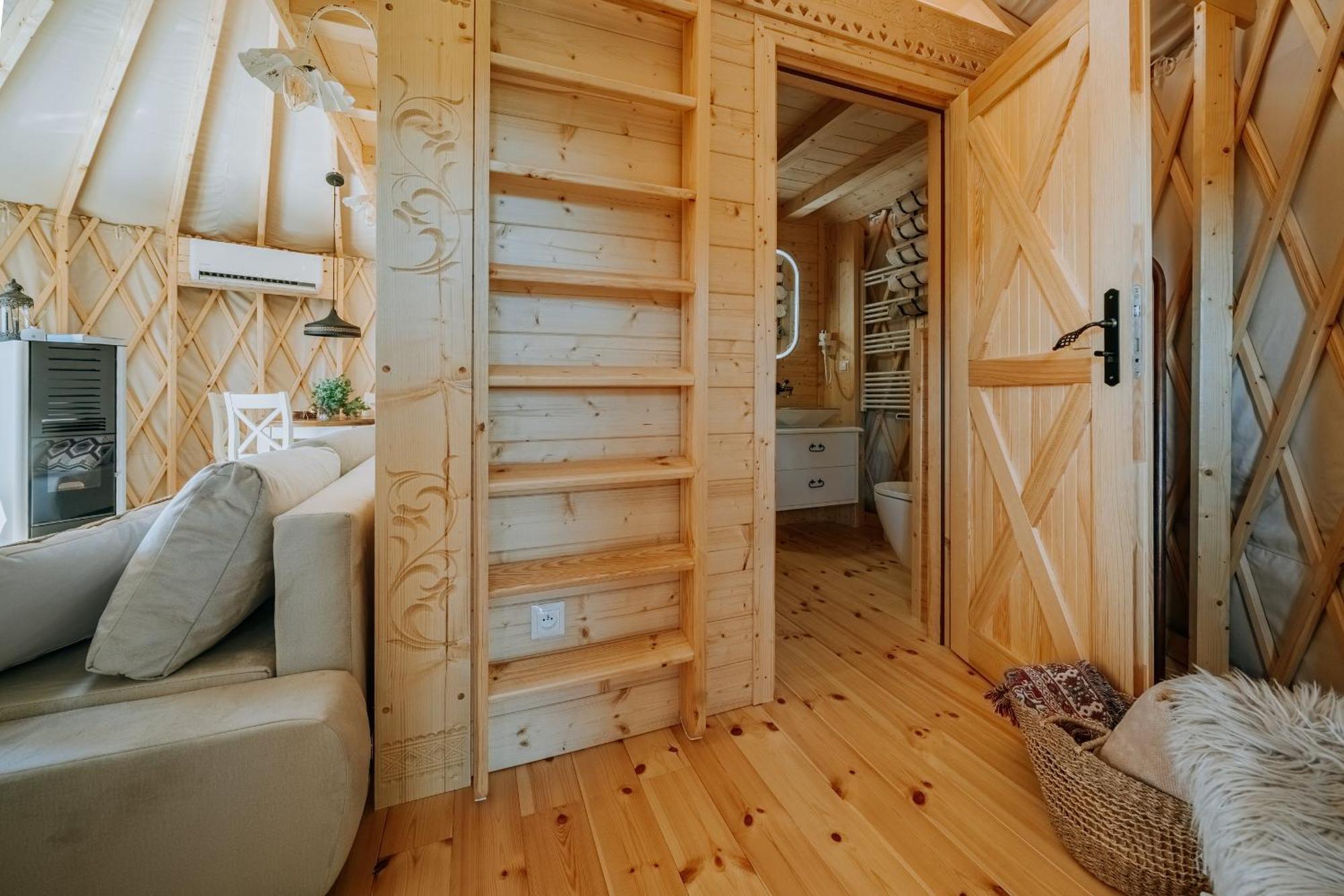 Jurta Na Wypasie - Luksusowy Namiot Z Widokiem Na Gory - Jacuzzi, Sauna, Split Ac, Private, Star View Zakopane Luaran gambar