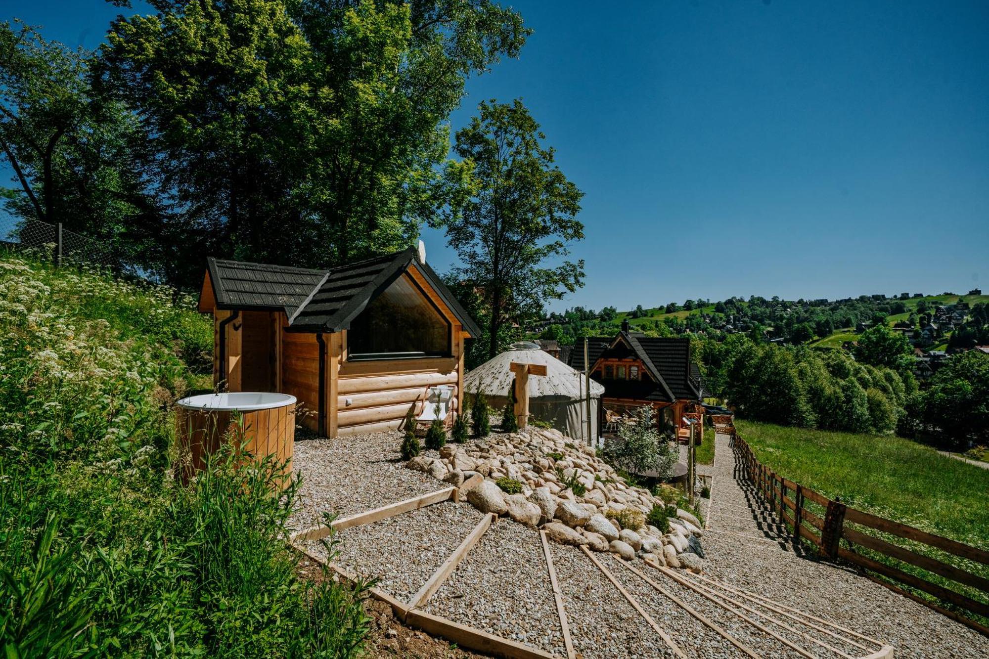 Jurta Na Wypasie - Luksusowy Namiot Z Widokiem Na Gory - Jacuzzi, Sauna, Split Ac, Private, Star View Zakopane Luaran gambar