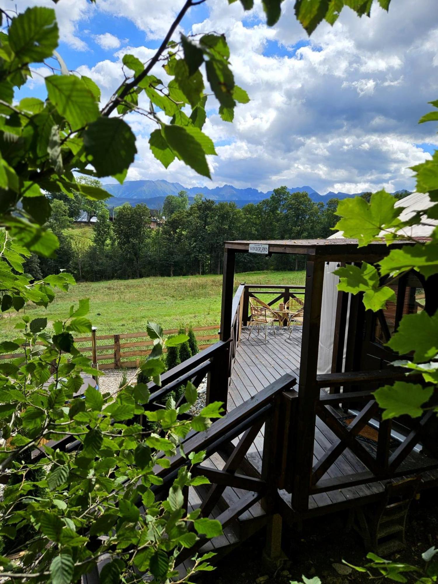 Jurta Na Wypasie - Luksusowy Namiot Z Widokiem Na Gory - Jacuzzi, Sauna, Split Ac, Private, Star View Zakopane Luaran gambar