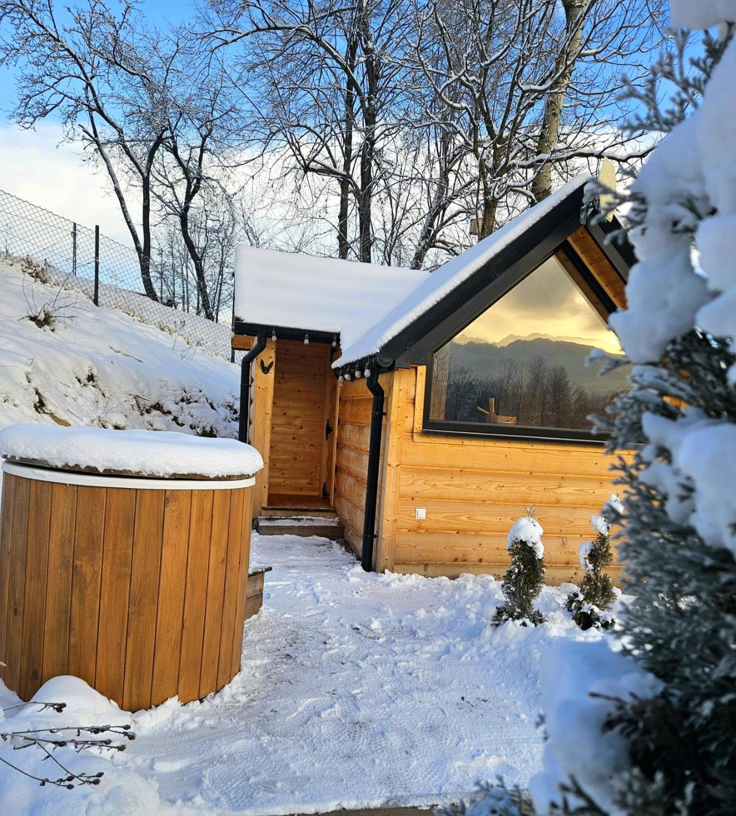 Jurta Na Wypasie - Luksusowy Namiot Z Widokiem Na Gory - Jacuzzi, Sauna, Split Ac, Private, Star View Zakopane Luaran gambar